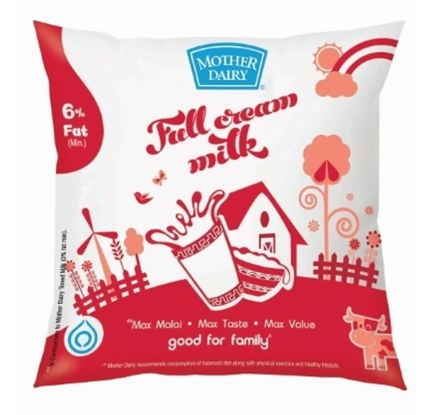 Mother Dairy Full Cream Milk 500ml