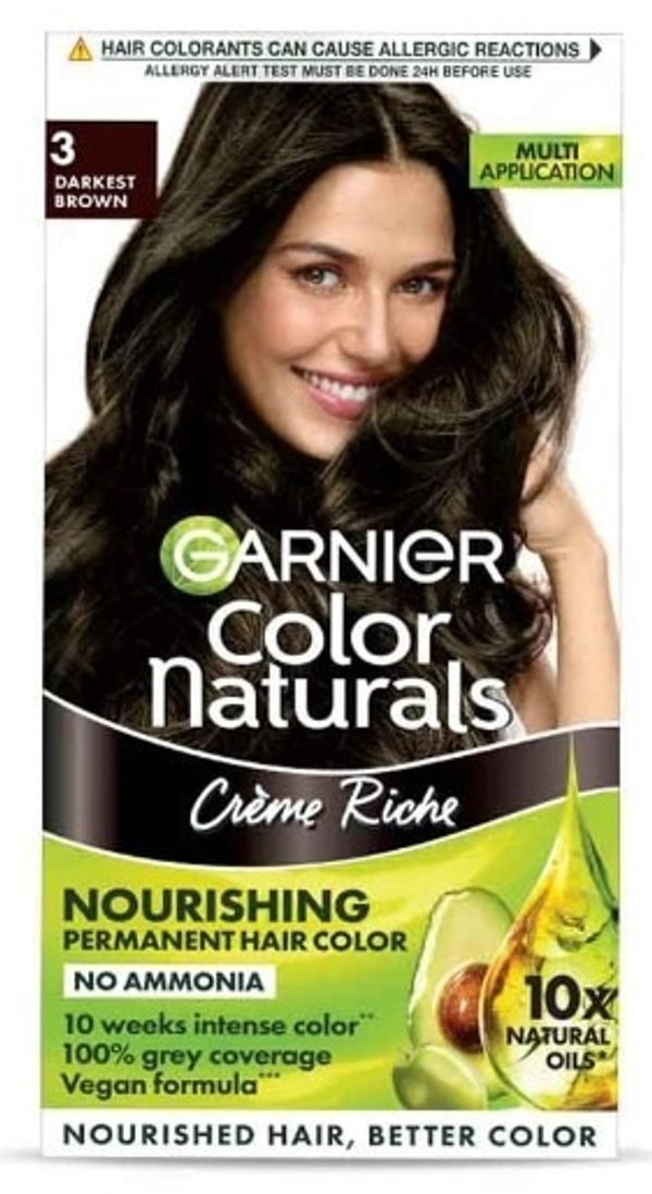 Garnier Color 35ml+30gm Darkest Brown No.3zy