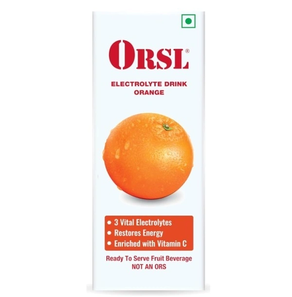 ORSL Electrolyte Drink Orange Flavour 200ml