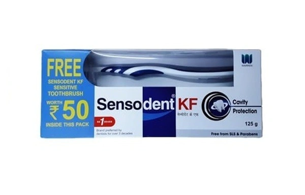 Sensodyne KF 125g Free Sensodent KF ToothBrush Rs 50