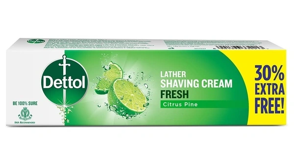 Dettol shaving cream 78g (60g+18g free)