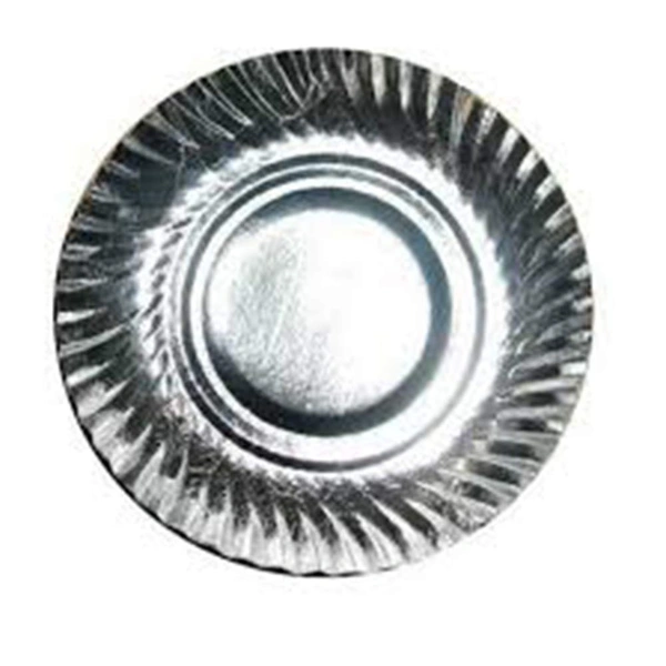 Disposable Silver Paper Plate 50Piece