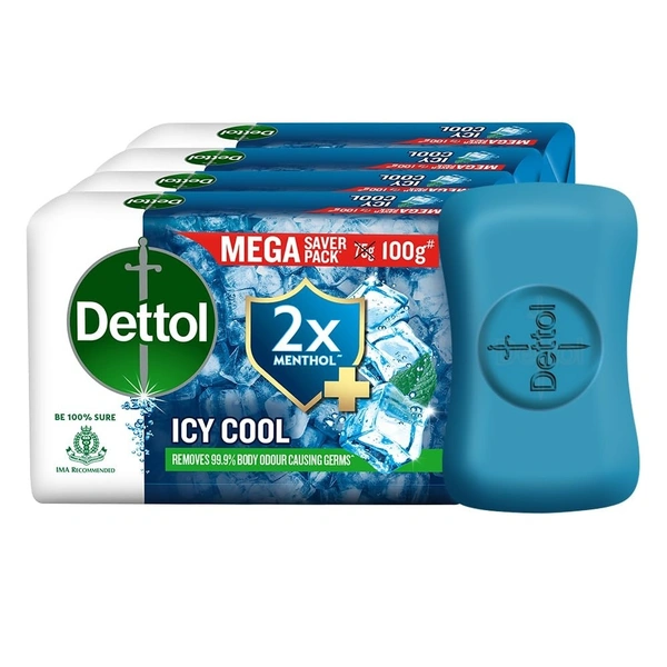 Dettol Icy Cool 150g* 4 Units