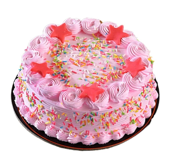 Strawberry Cream Cake Eggless 500g
