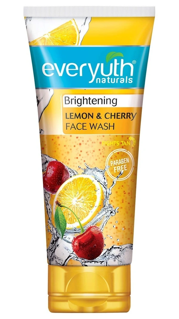 Everyuth Naturals Lemon & Cherry Face Wash 50g