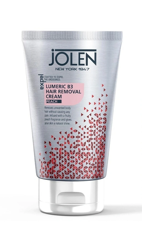 Jolen Lumeric B3 Hair Removal Peach Cream 50g