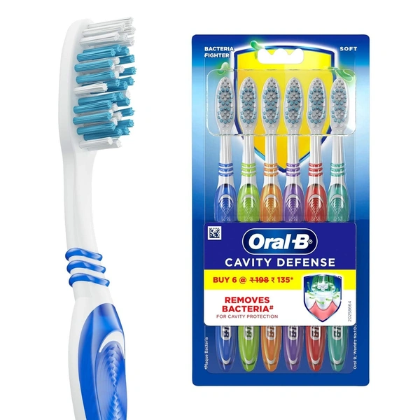 ORAL-B CAVITY DEFENSE SET OF 6PCS