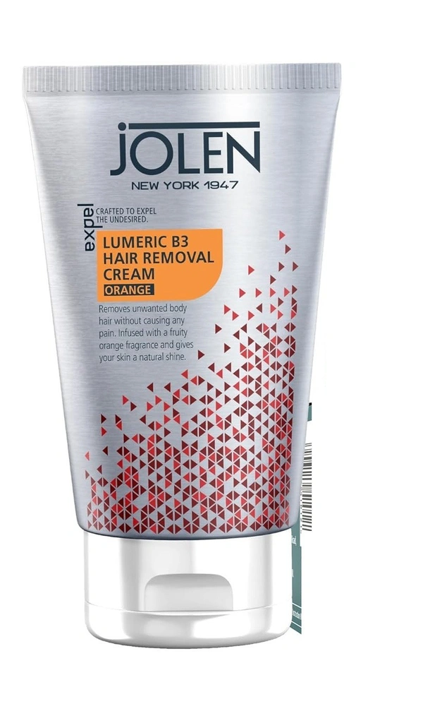 Jolen Lumeric B3 Hair Removal Orange Cream 50g
