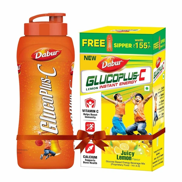 Dabur Glucose C 1kg Lemon Flavour with Free sipper
