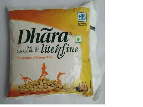 Dhara Refined Soyabean Oil 500ml