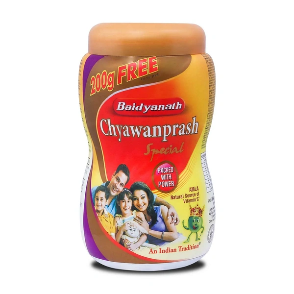 Baidyanath Chyawanprash Special 1 kg With 200 Gram Extra (1200g) - 