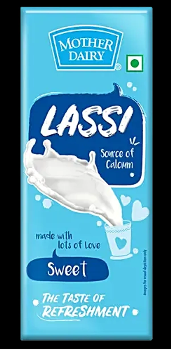 Mother Dairy Lassi - Sweet, 180 ml