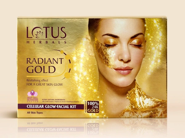 Lotus herbals Rediant Gold Facial kit 37g