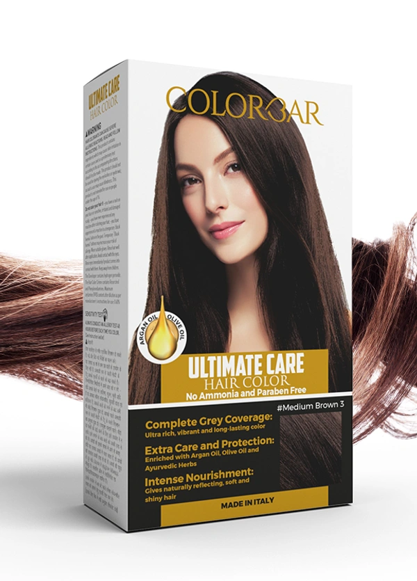 Color Bar Ultimate care 60ml+60ml+25ml Medium Brown 3