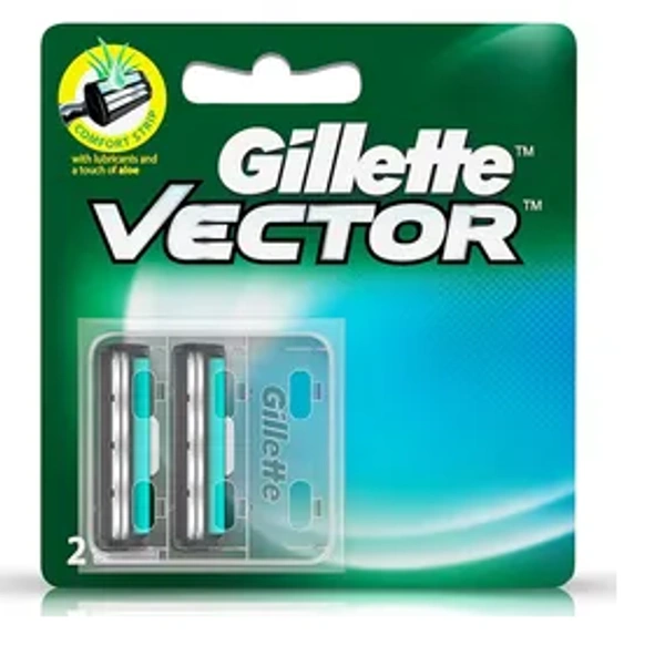Gillette Vector Cartridge, 2 Count