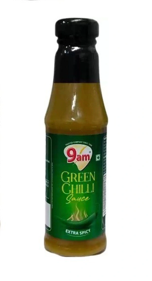 9am Green Chilli sauce 180g