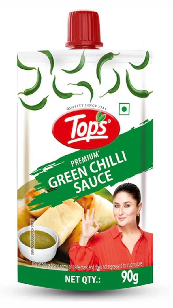 Tops Green Chilli Sauce 90g