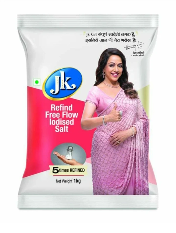 JK Refined iodized Salt 1Kg 