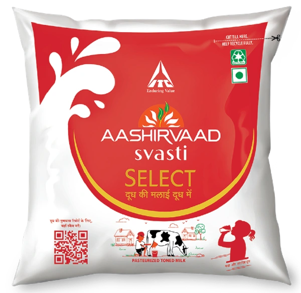 Aashirvaad Select Milk 1L