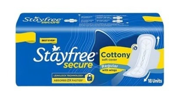 Stayfree Secure Cottony Regular 18 Pads