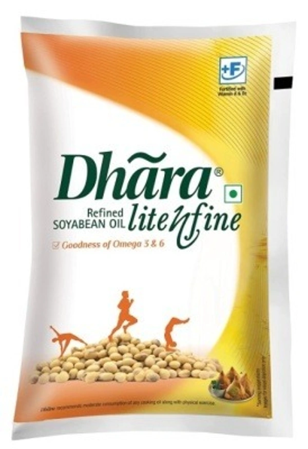 Dhara Refined Soyabean Oil 1 L