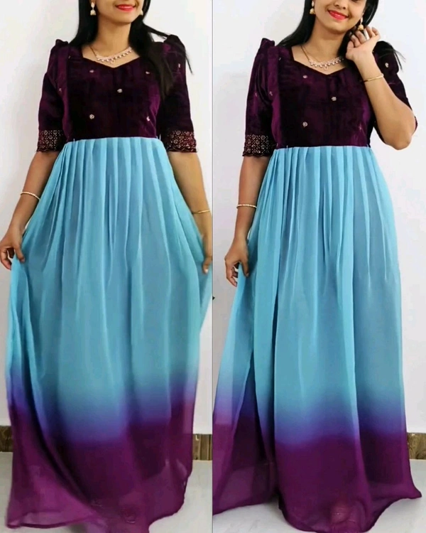 Special Party Wear Feeding & non feeding Customize Gown