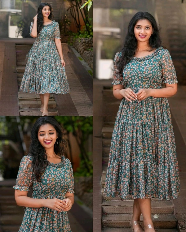 sachin and babi light blue dress ✔️Cash On Delivery✔️- Buy Classy Elegant Women Gowns Online (2025) main image 1