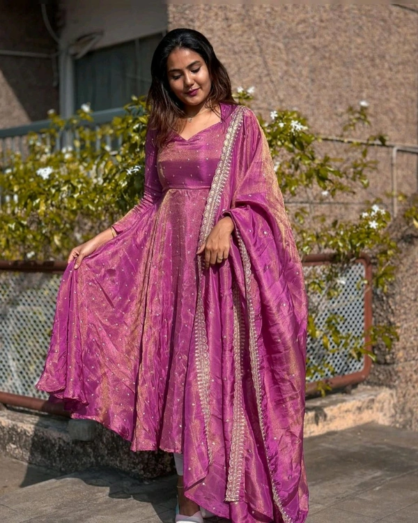 Designer Silk Gown A Beautiful Blend Of elegance and Charm For This Wedding  and festival