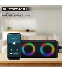 1103 10 W Bluetooth Speaker Bluetooth V 5.0 with USB,Aux,Call function Playback Time 5 hrs - Black