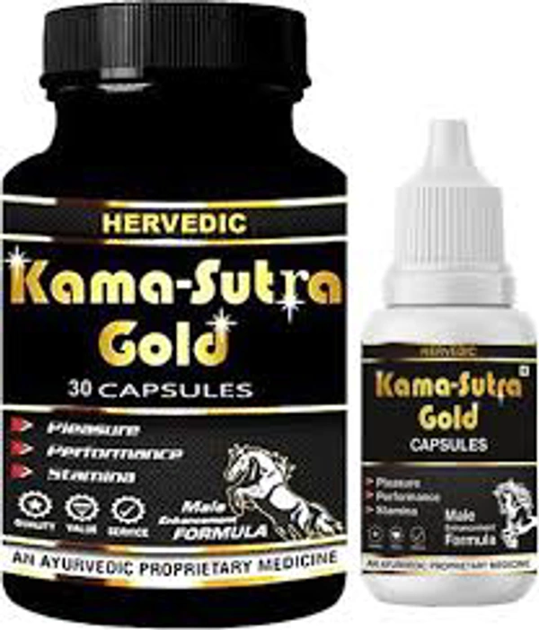 Kama Sutra Gold 30 Capsules 1 Oil 