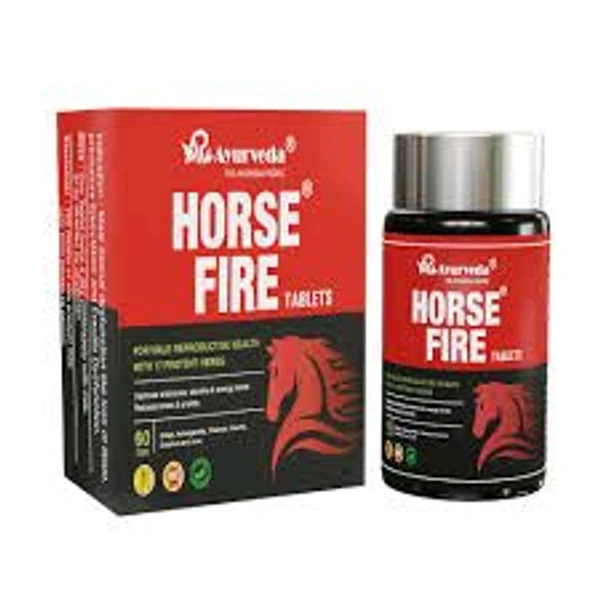 Horse Fire Tablet 1 Month   - Red