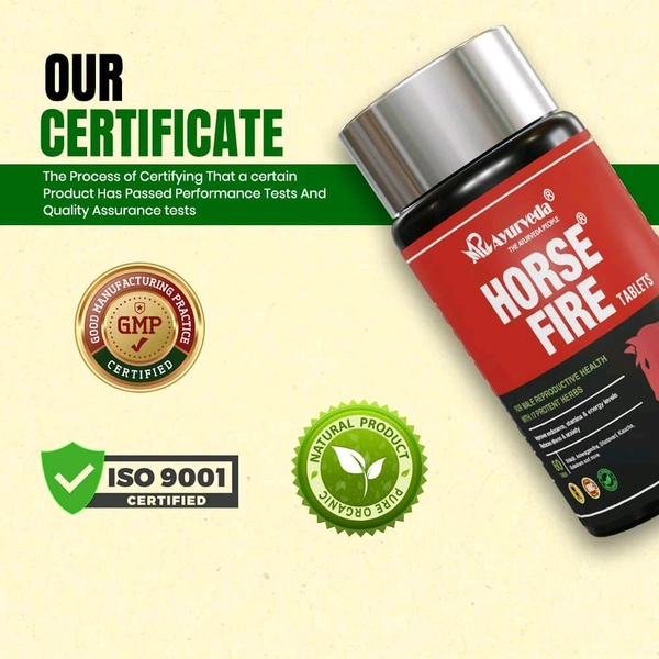 Horse Fire Tablet 1 Month   - Red