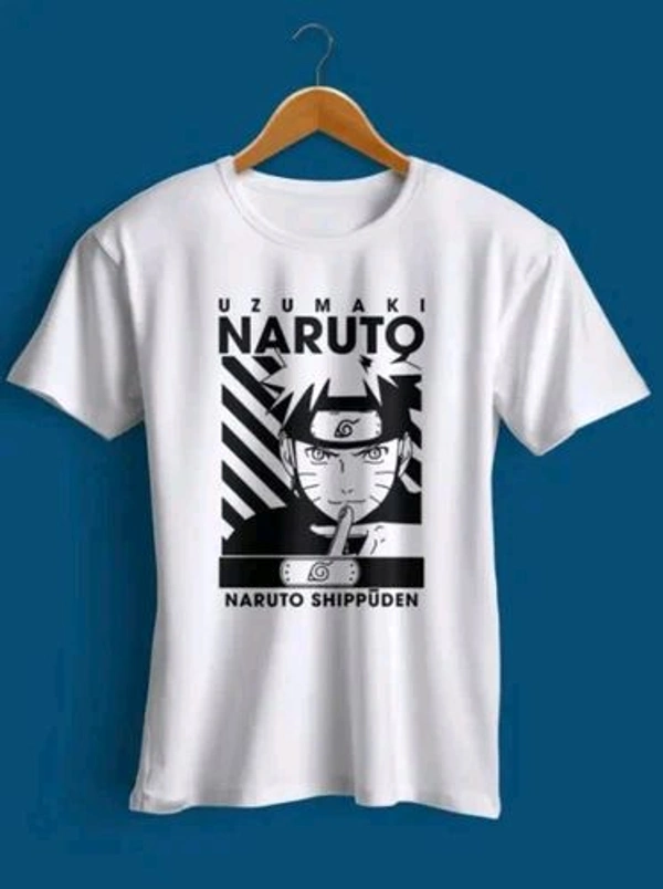White Naruto T-Shirt - White, XL
