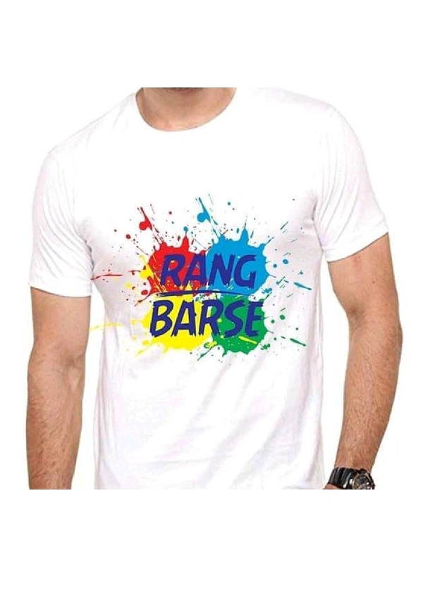 Holi T-Shirt Polyester - White, 4
