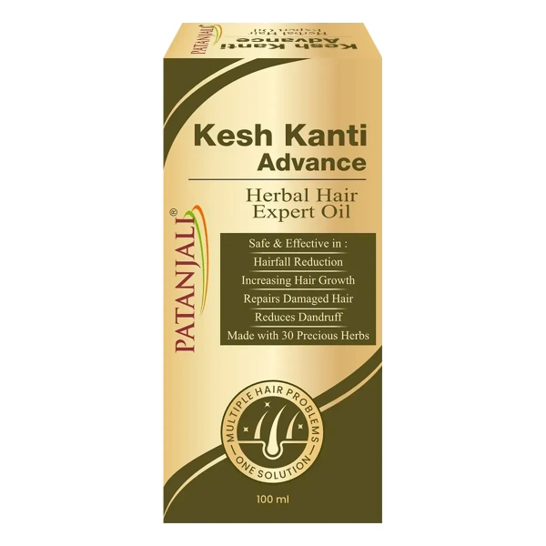 Patanjali Ayurved Limited Patanjali Kesh Kanti Advance Herbal Hair Expert Oil 100ml - 100ml
