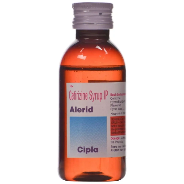 Cipla Alerid - Bottle of 60 ml Syrup - 60 ml