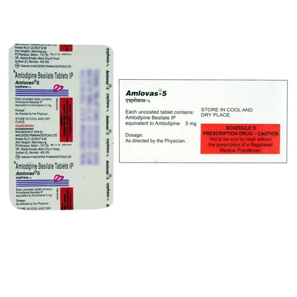 Macleods Pharmaceuticals Limited Amlovas-5 Tablet - 15 Tablets