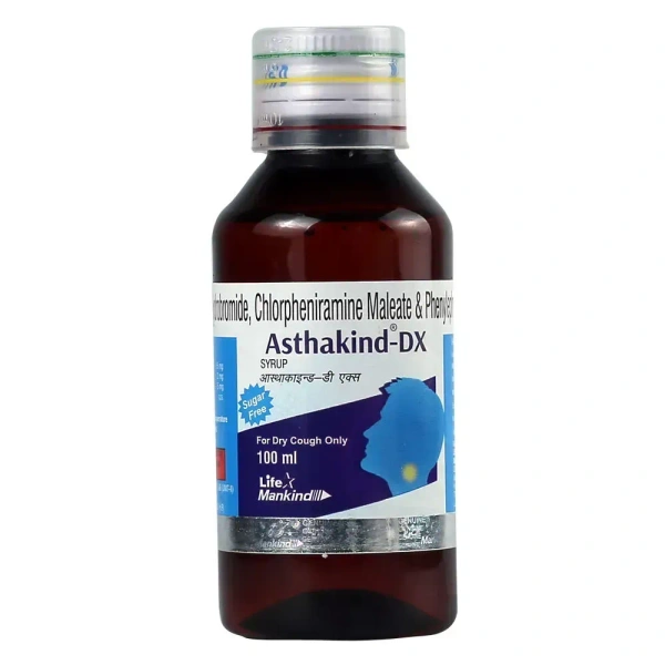 Macleods Pharmaceuticals Limited Asthakind DX Syrup 100ml - 100ml