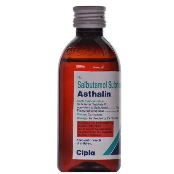 Cipla Asthalin - Bottle of 100 ml Syrup - 100 ml