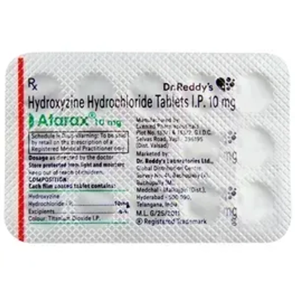 Dr. Reddy's Laboratories Atarax 10 mg Tablet - 15 Tablets