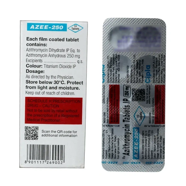 Cipla Ltd Azee-250 Tablet - 10 Tablets