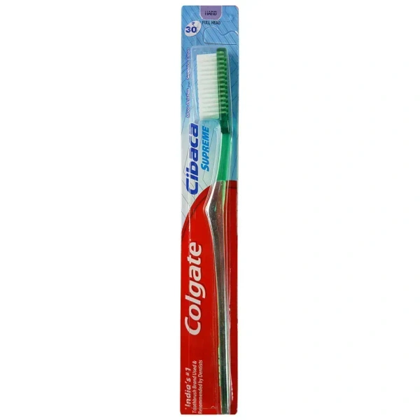 Colgate Toothbrush Cibaca Supreme Full Head Hard Bristles  - 1 Pcs