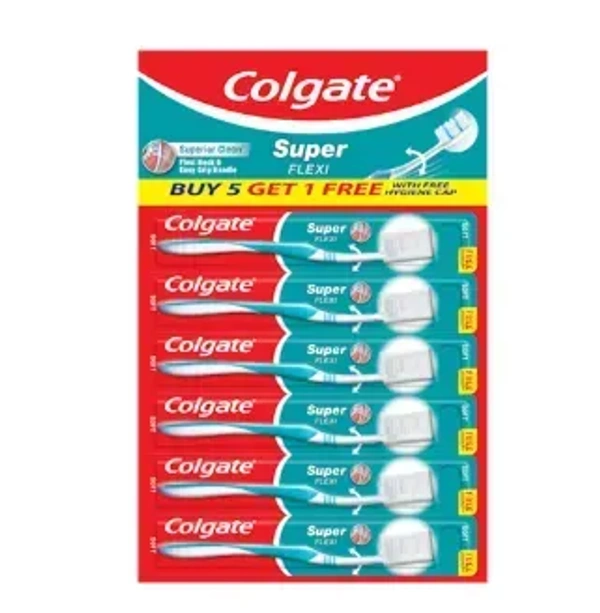 Colgate Toothbrush - Super Flexi, Soft, Hanger 11+2N - 11+2pcs
