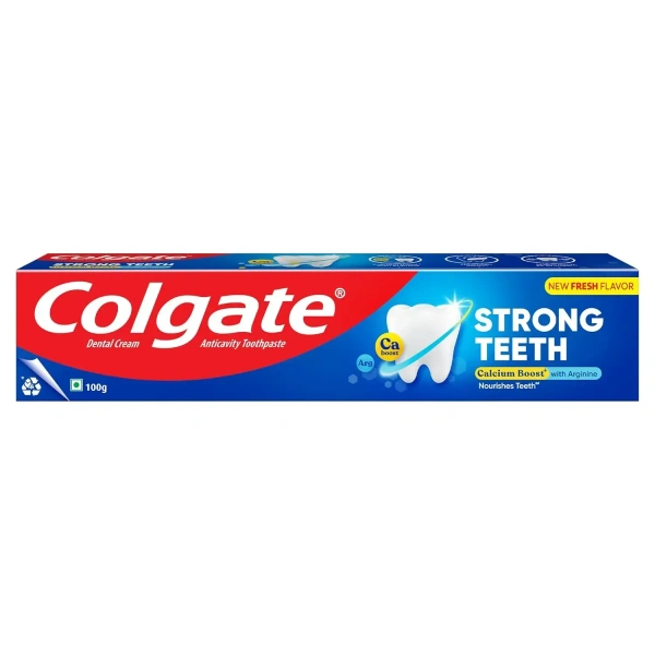 Colgate Strong Teeth Dental Cream Toothpaste 100 gm - 100gm