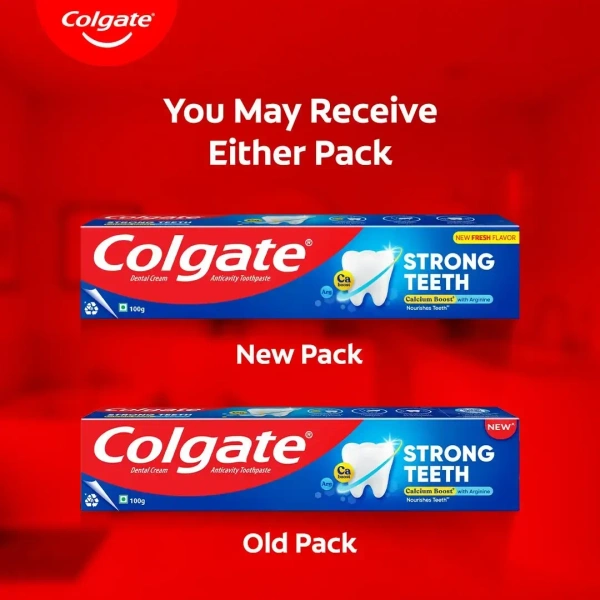 Colgate Strong Teeth Dental Cream Toothpaste 100 gm - 100gm
