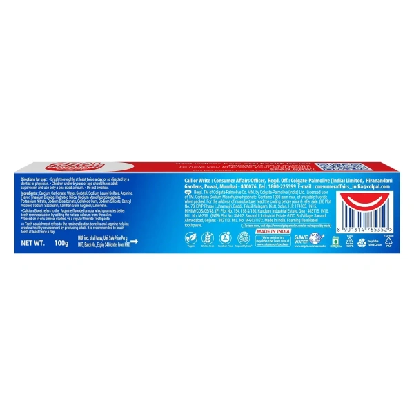 Colgate Strong Teeth Dental Cream Toothpaste 100 gm - 100gm