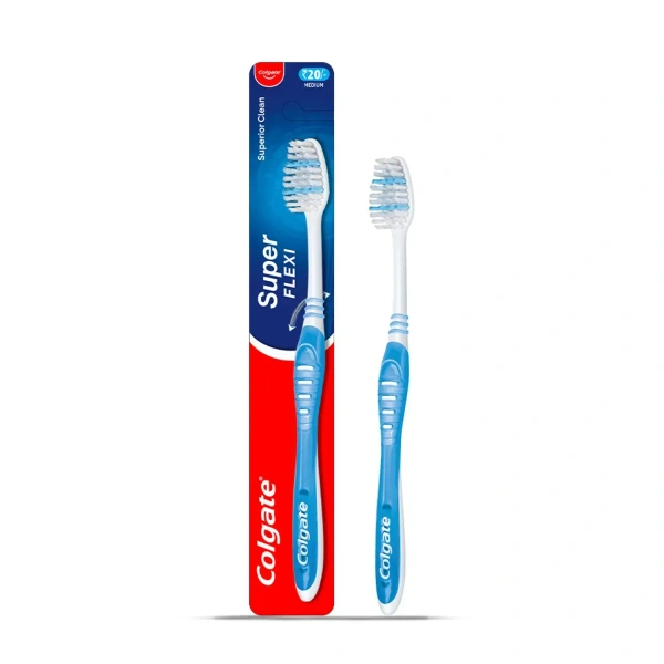 Colgate Toothbrush - Super Flexi, Soft, 1 pc Pouch - 1 Pcs