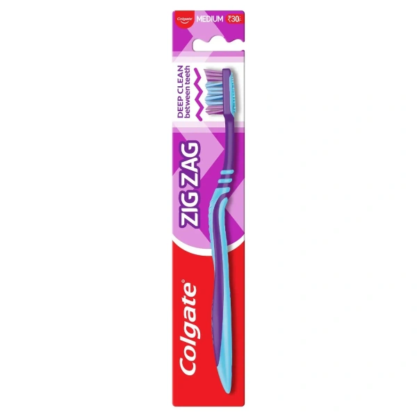 Colgate ZigZag Toothbrush - 1 Piece (Medium) - 1 Piece