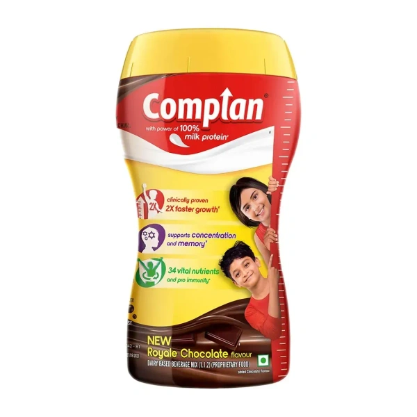 zydus wellness Complan Nutrition Drink Powder Royale Chocolate Flavour, 200 g Jar - 200gm