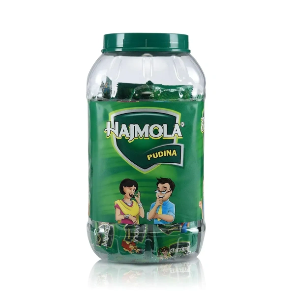 Dabur Hajmola Pudina Tablets (160 Sachets), 352g - 352gm